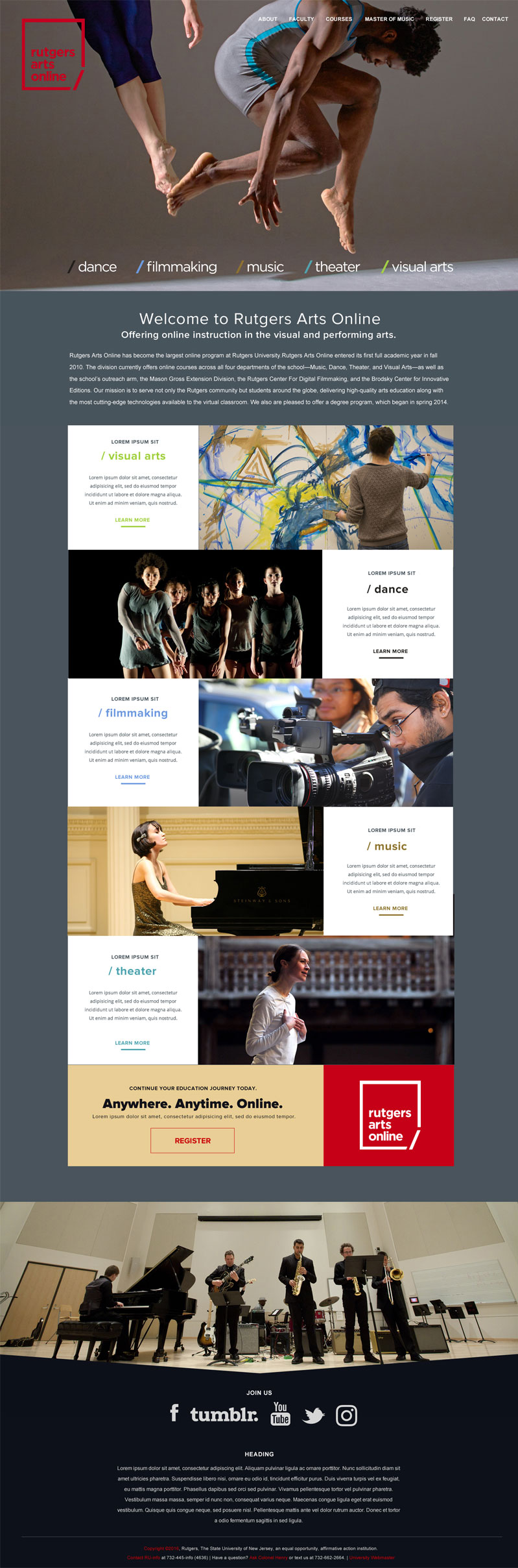 Education Website Design Branding