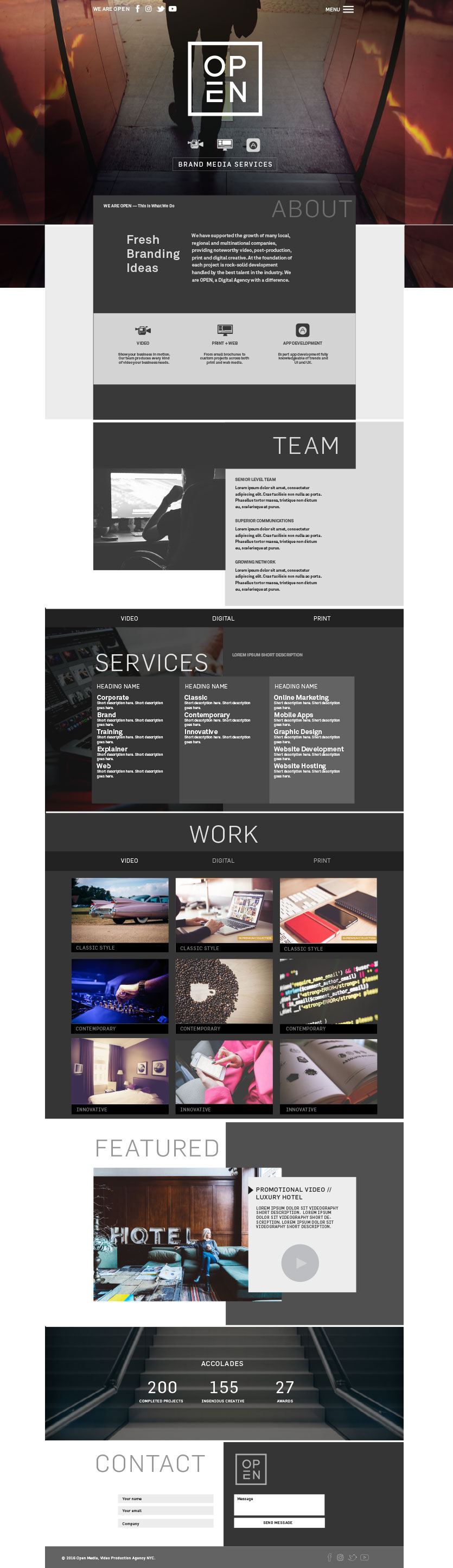 Web Design for Start-up Company