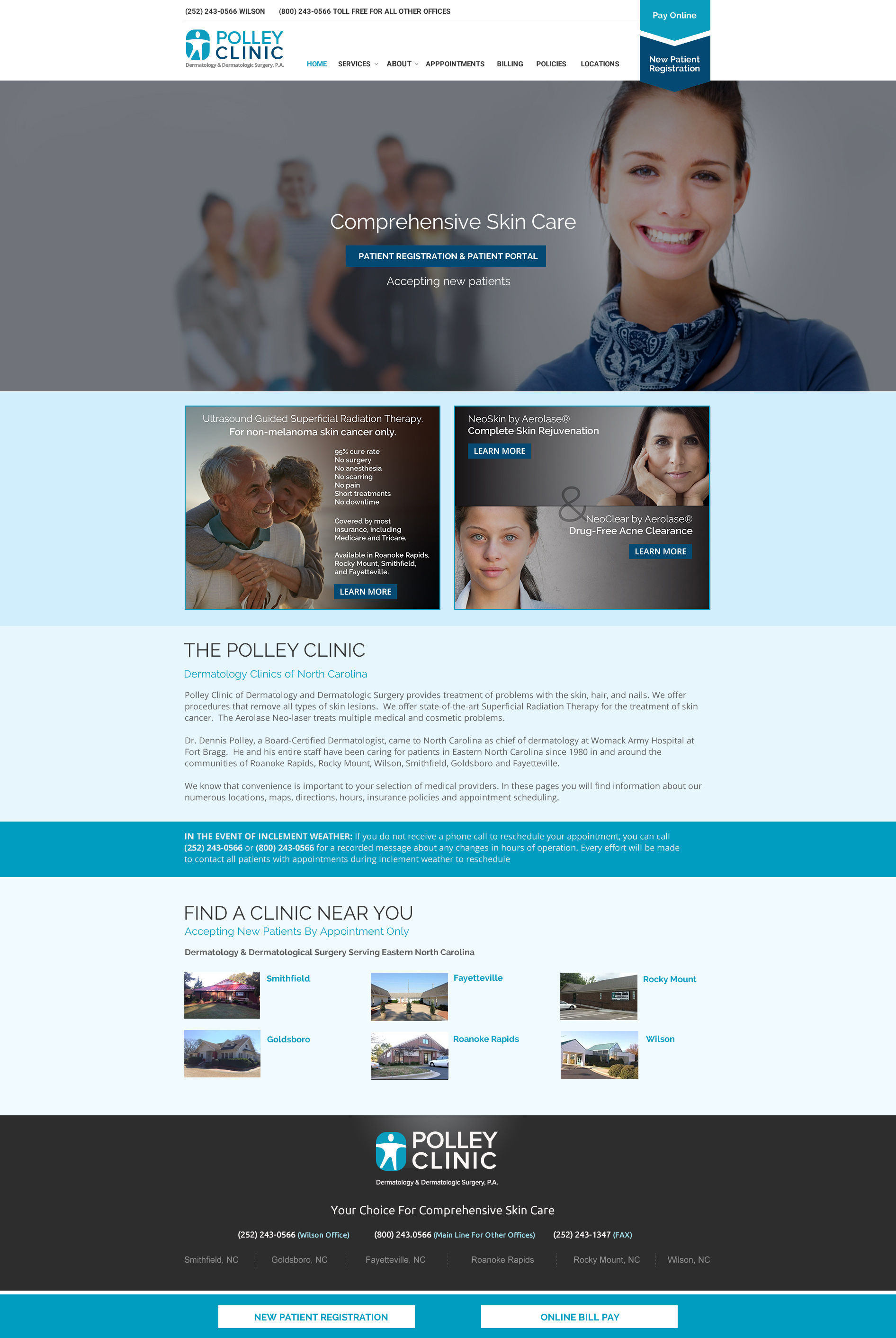 Cosmetic and Dermatology Website Design