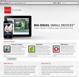 Tech company web design