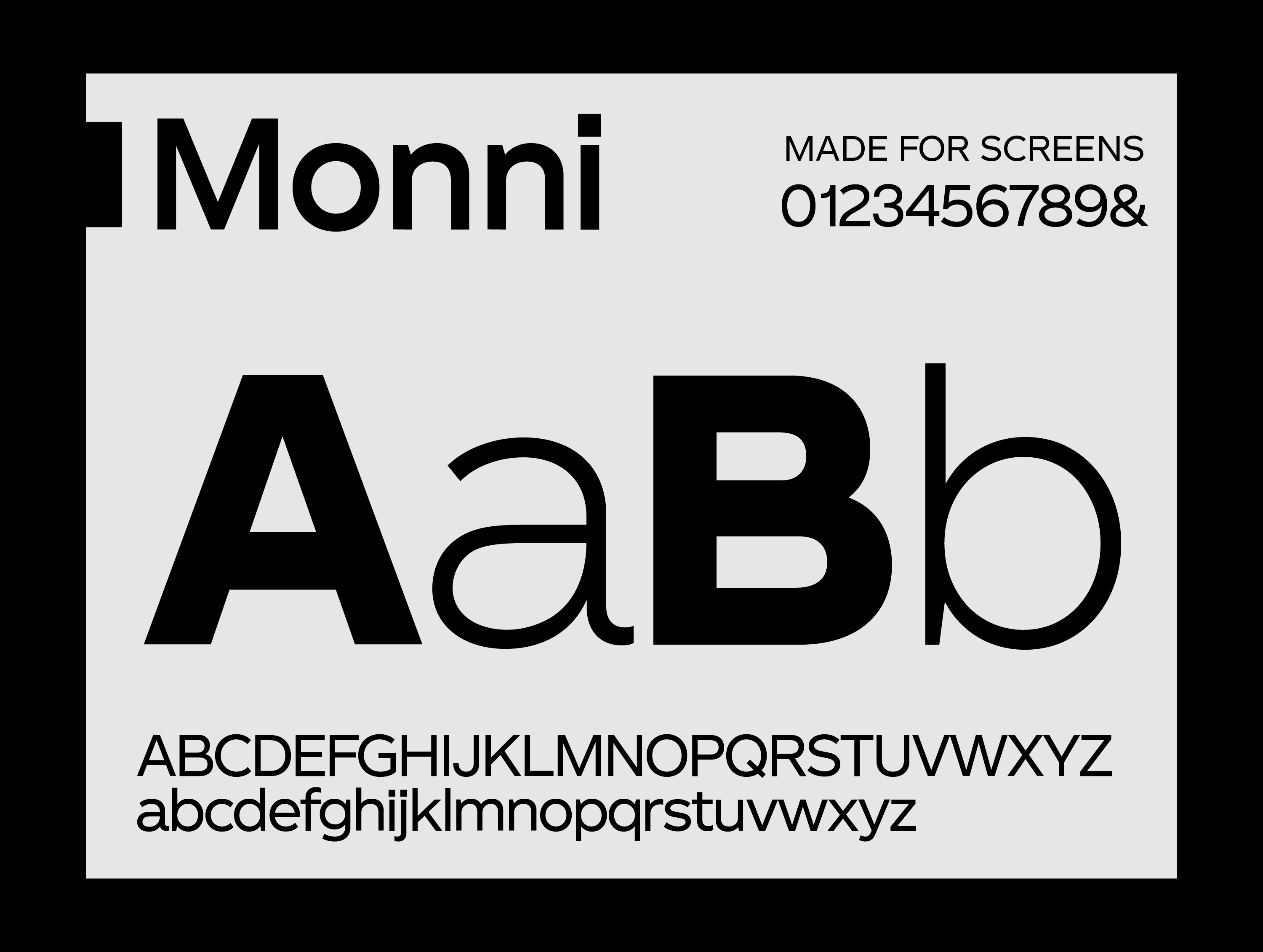 Monni font