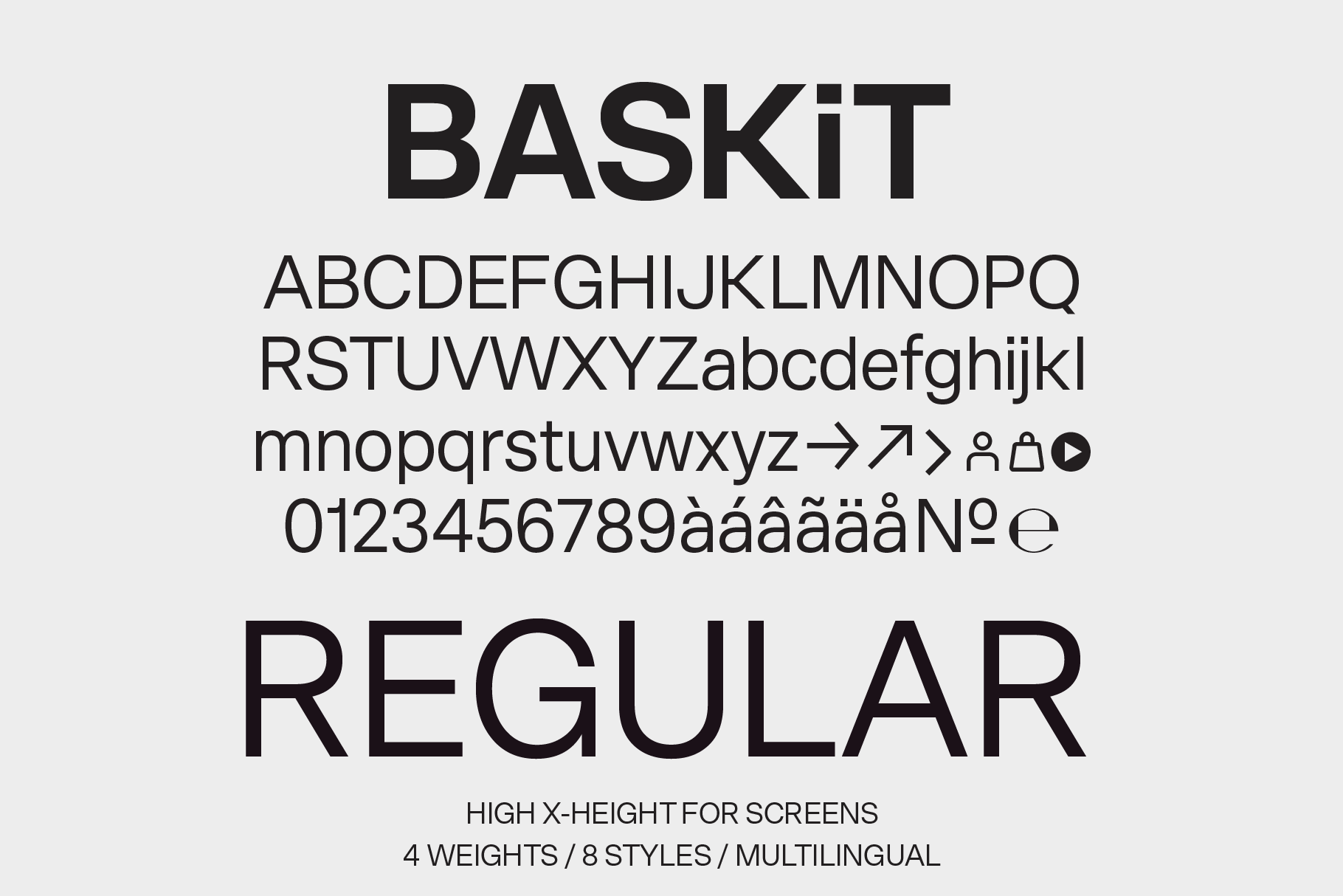 BASKiT Regular font
