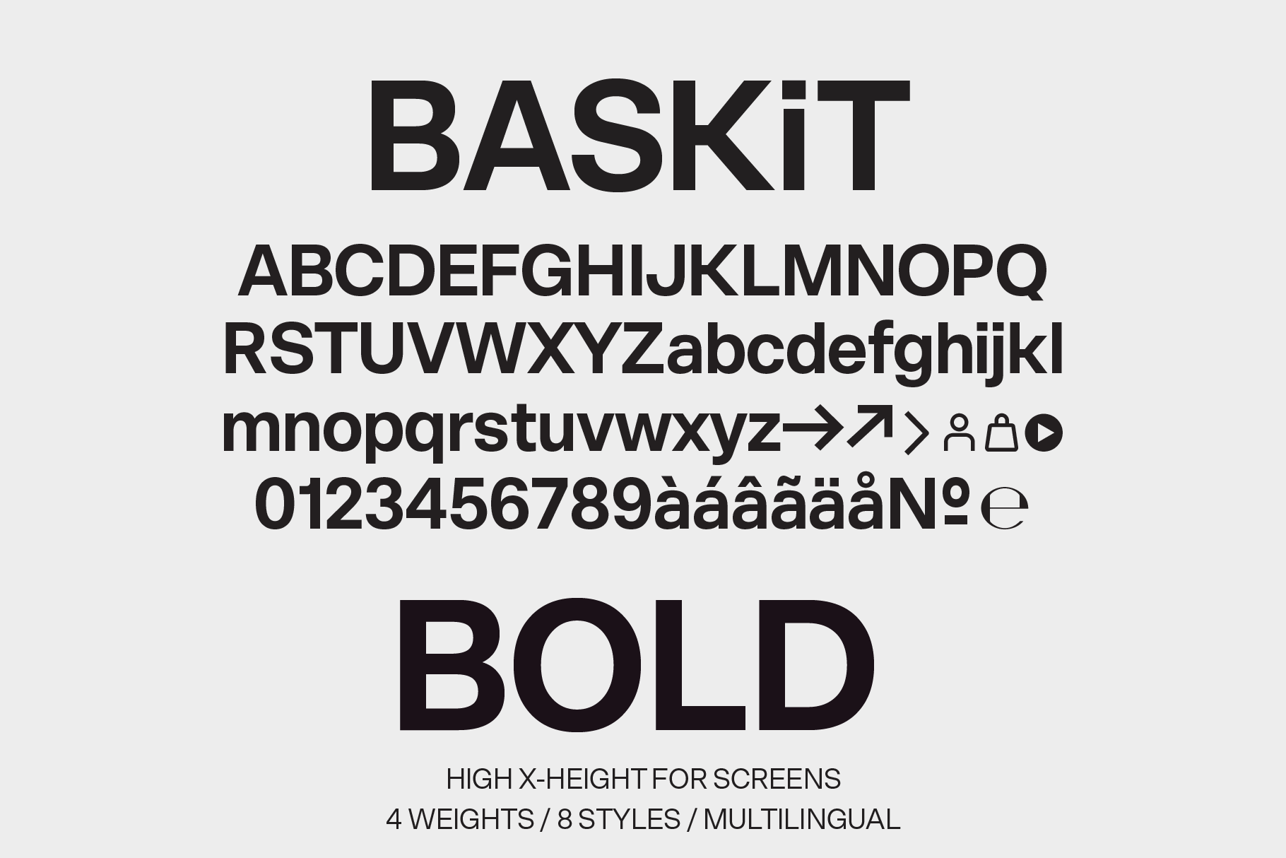 BASKiT Bold font