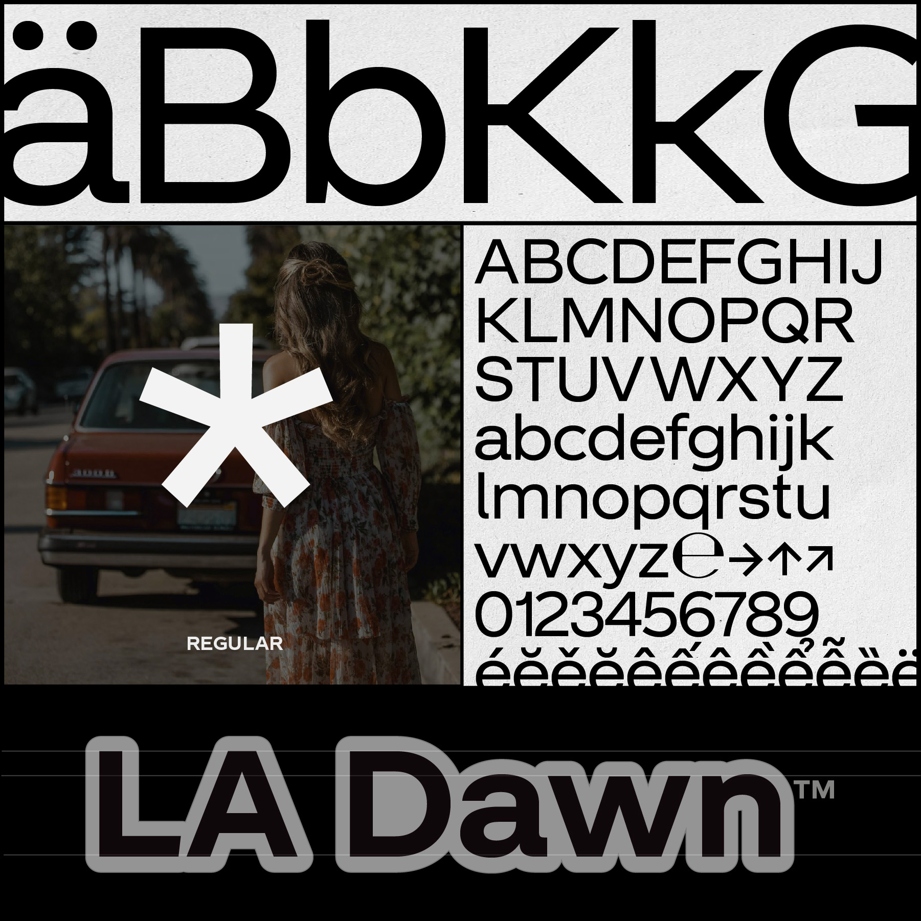 Regular font