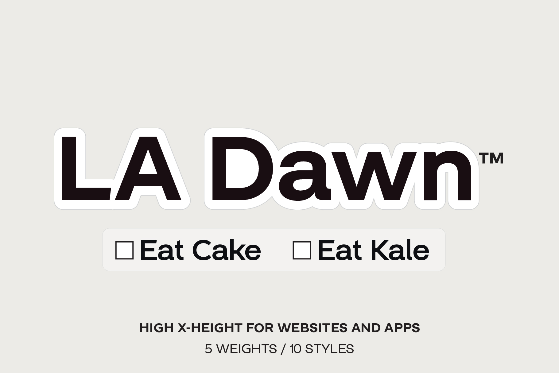 LA Dawn Designer Font