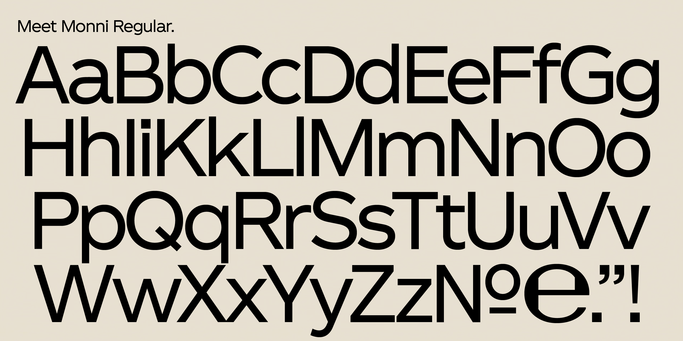 Neue June glyphs