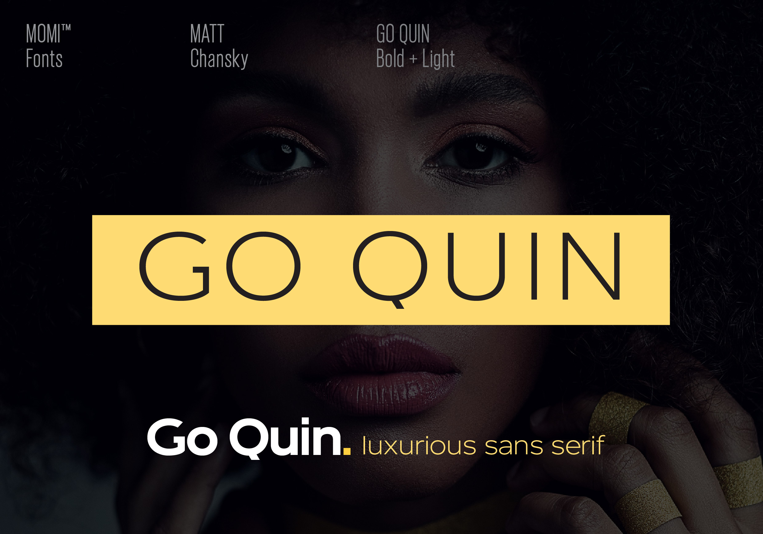 Go Quin luxury font