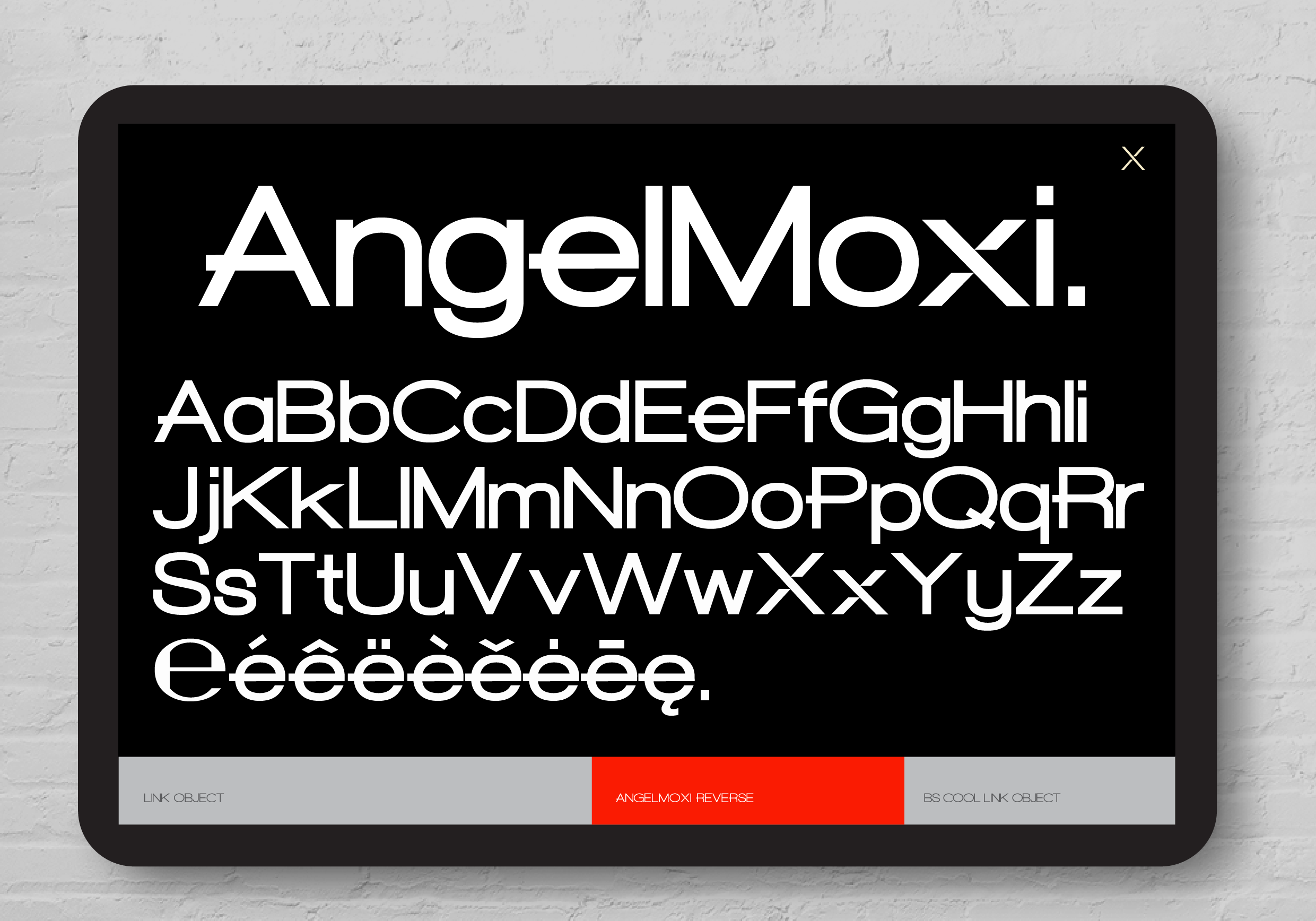 Angelmoxi font family