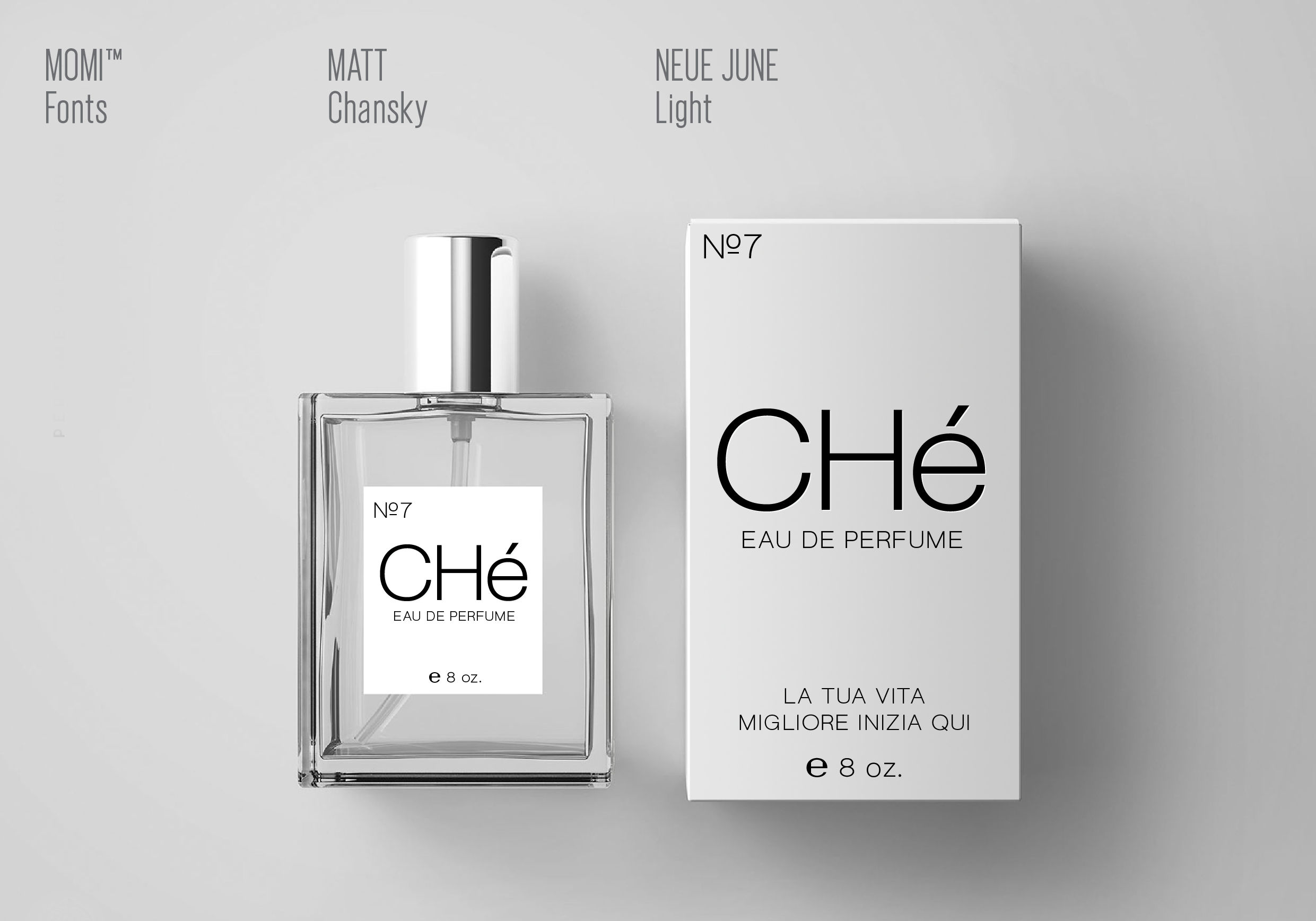 Perfume package design