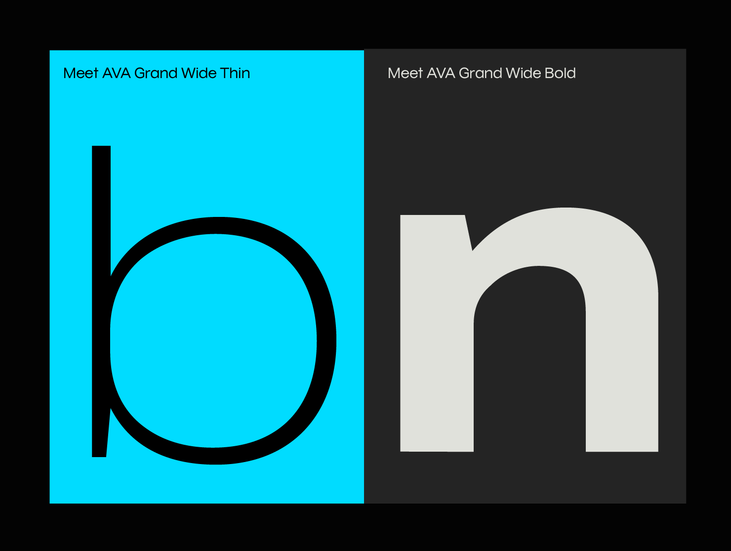 Modern typography design