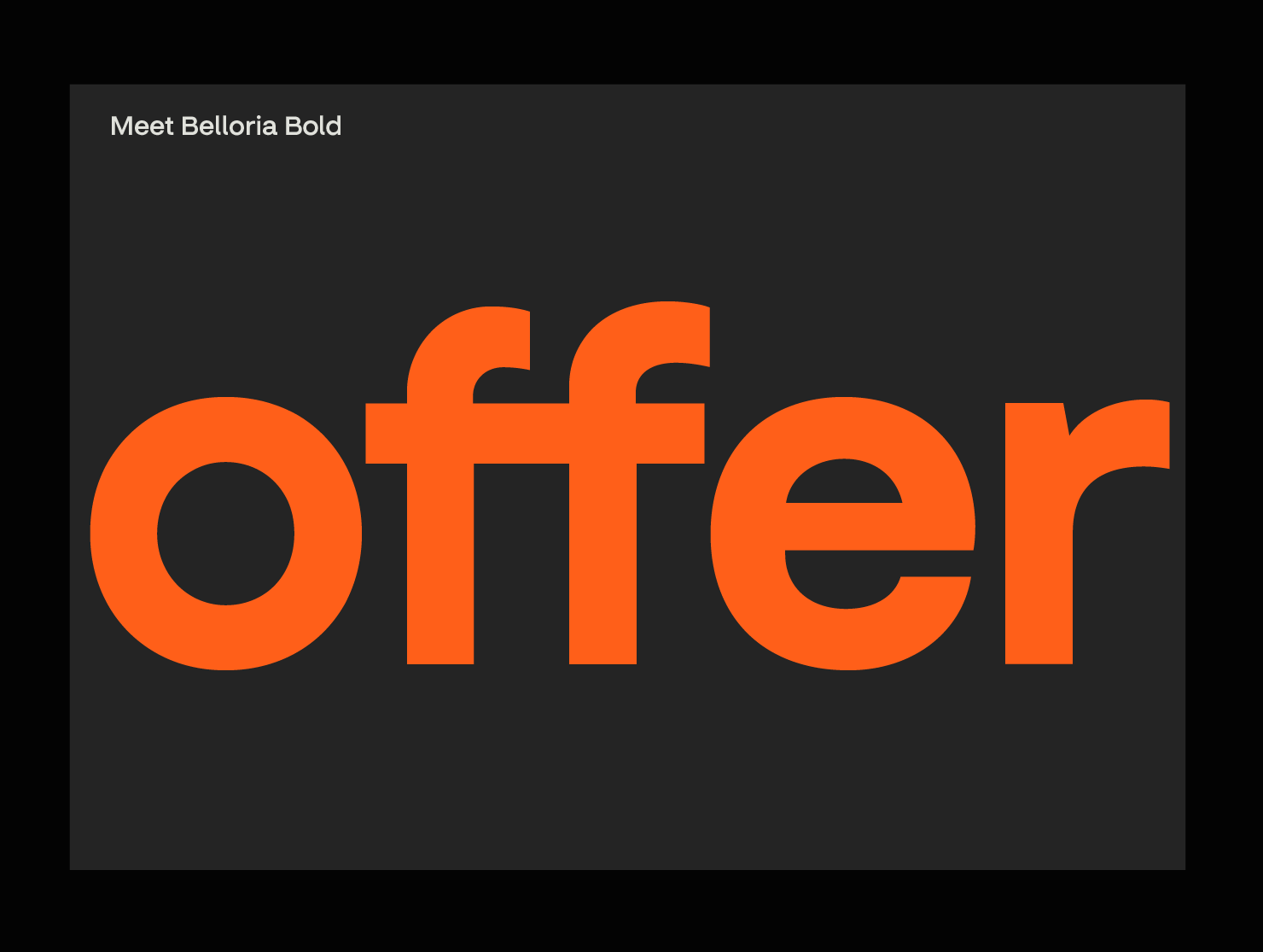 Swiss style poster font