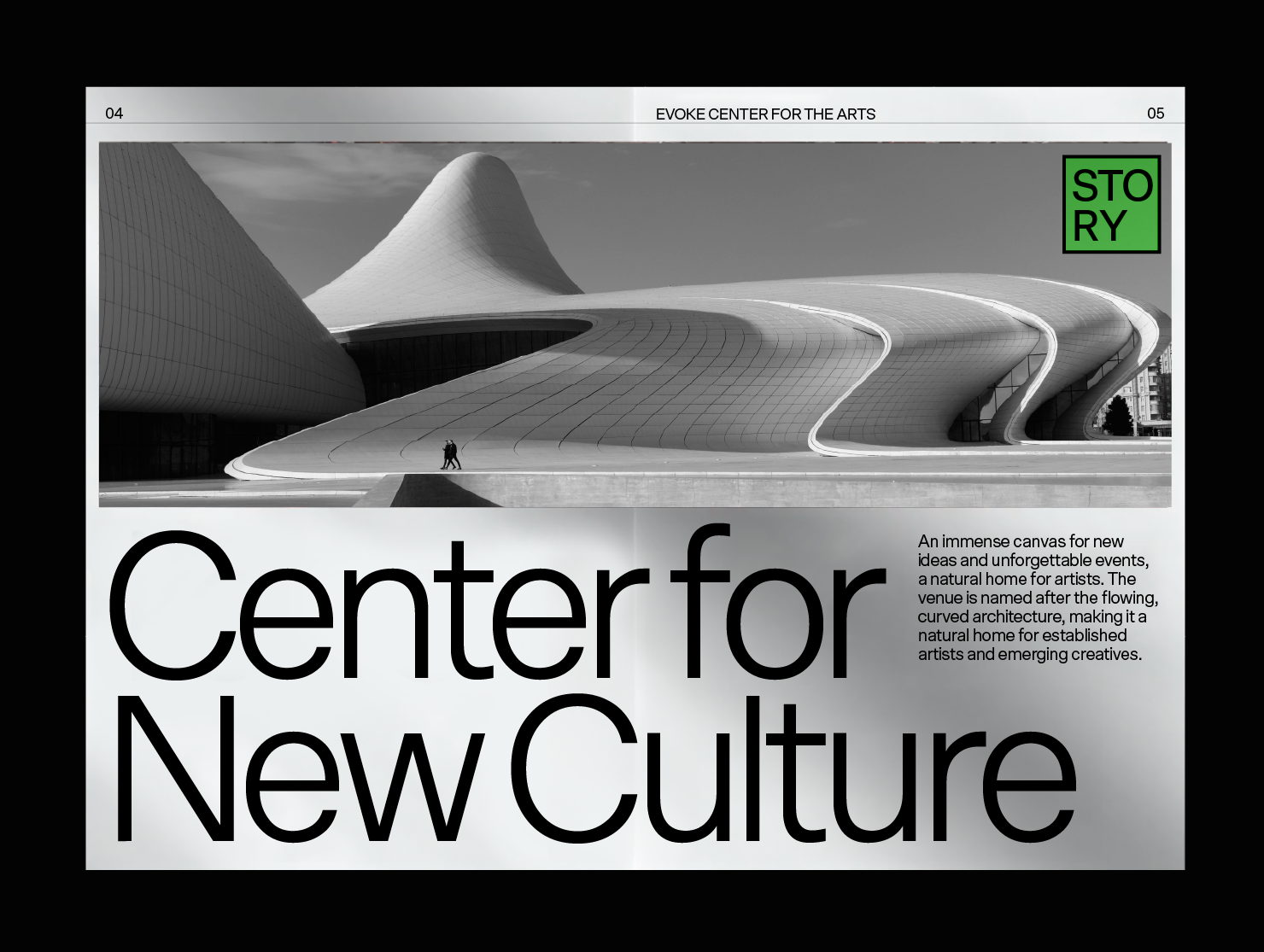 Swiss style poster font