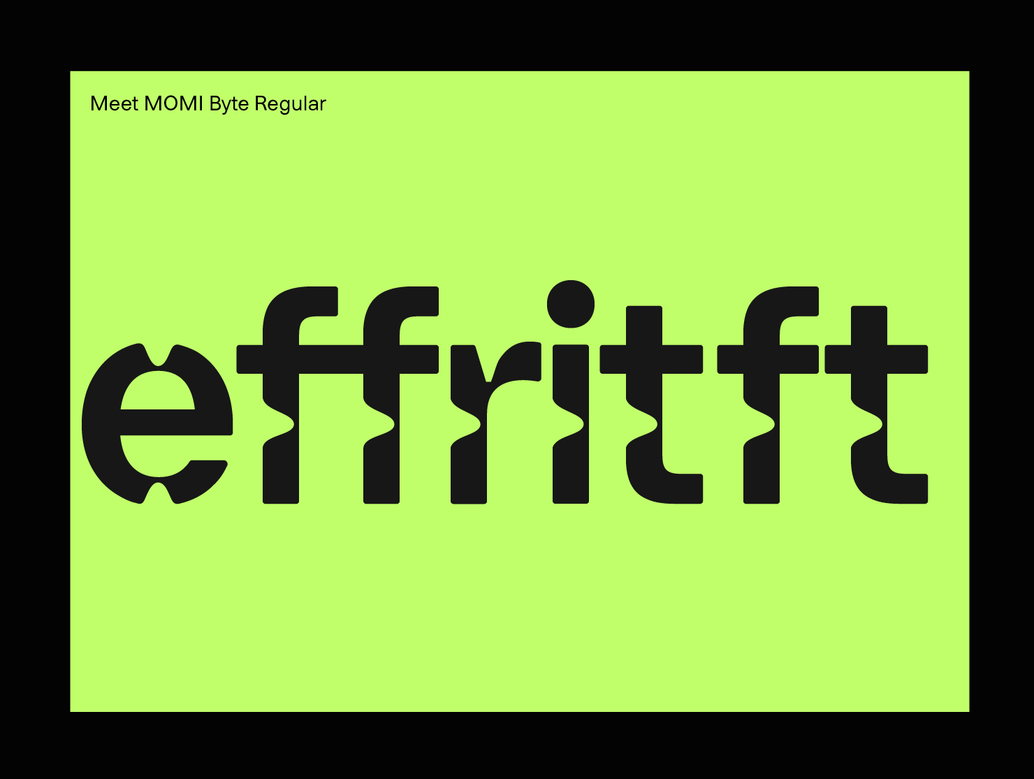 Trendy multilingual font