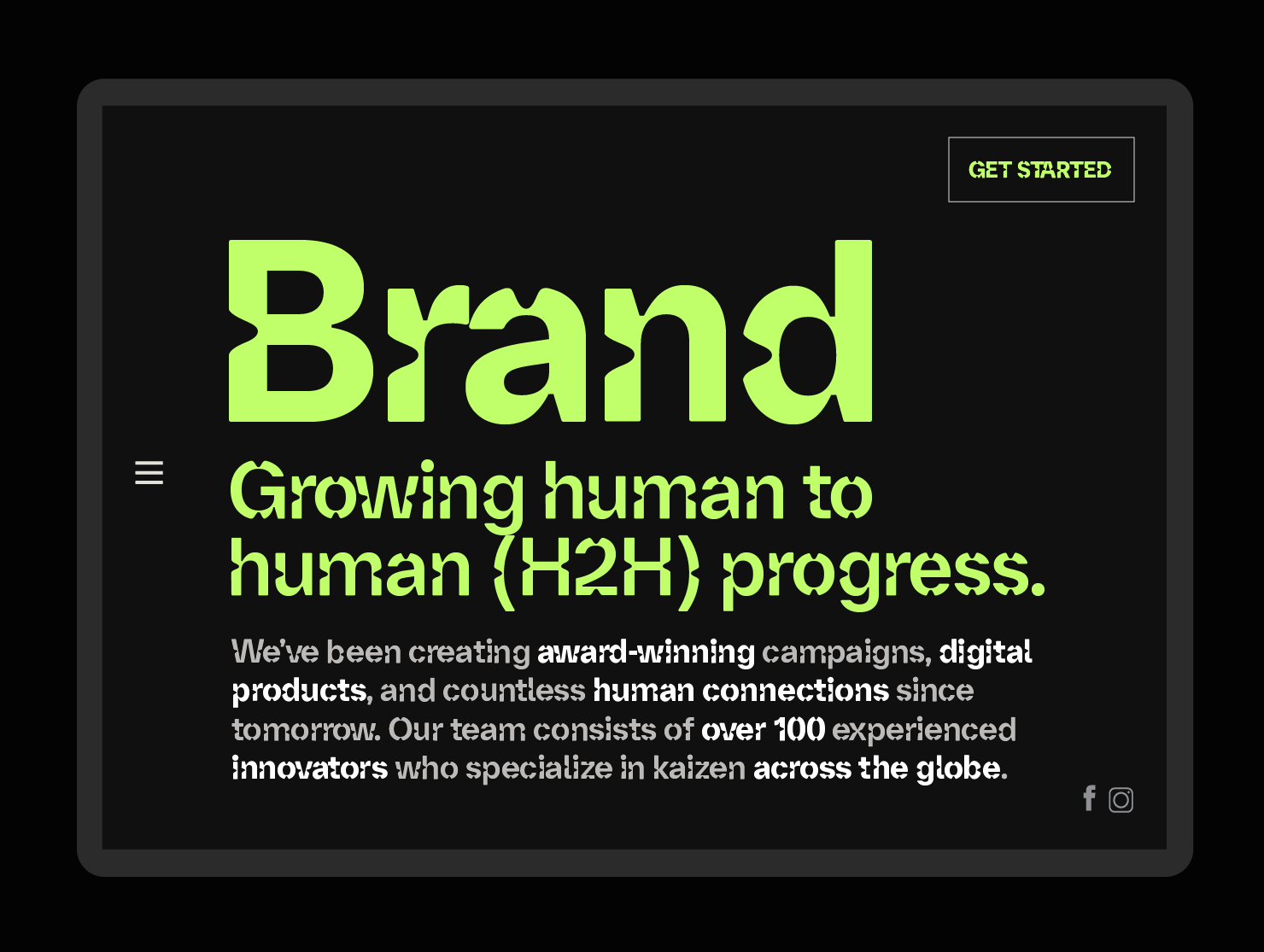 Swiss style poster font