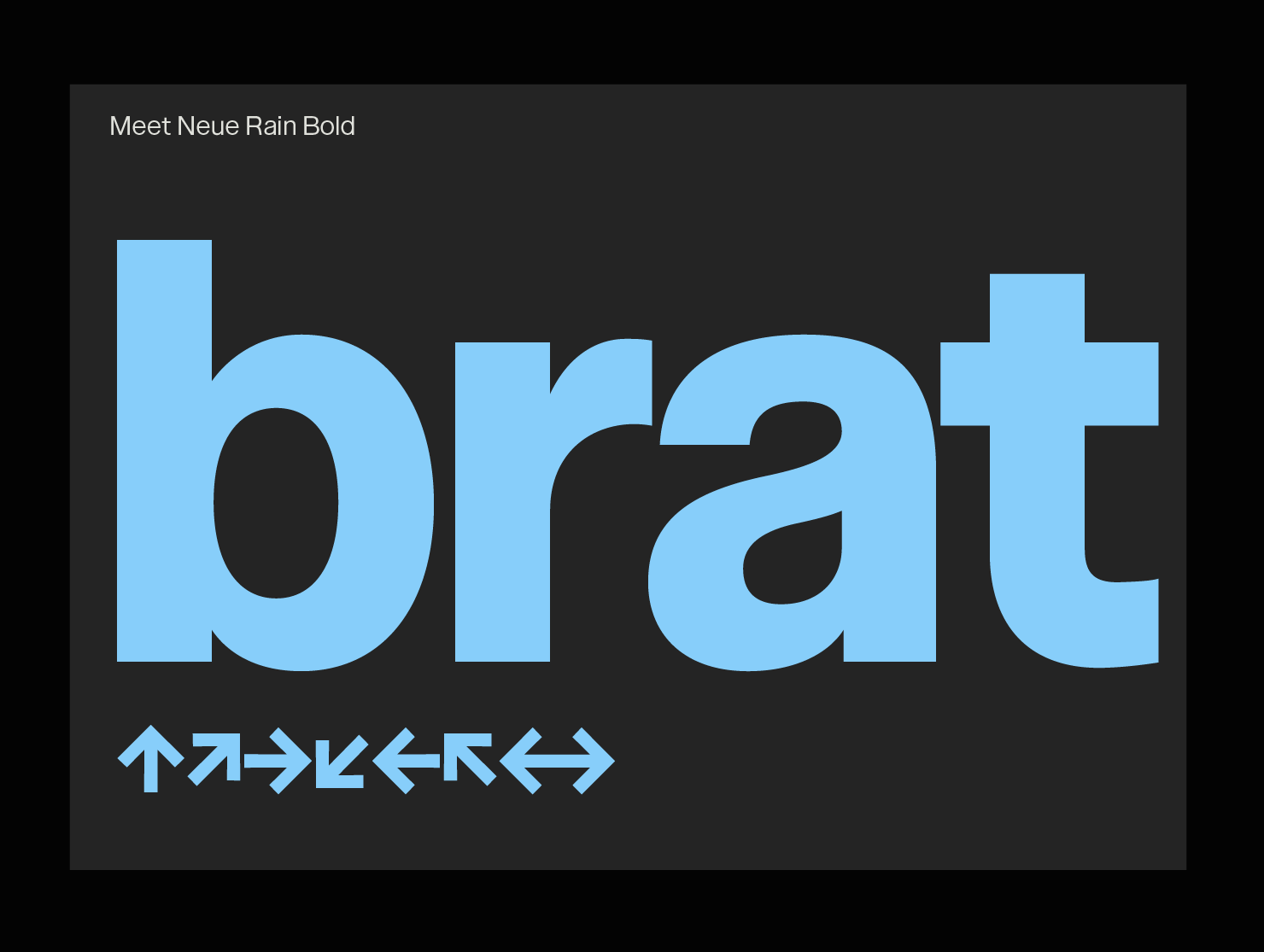 Swiss style poster font