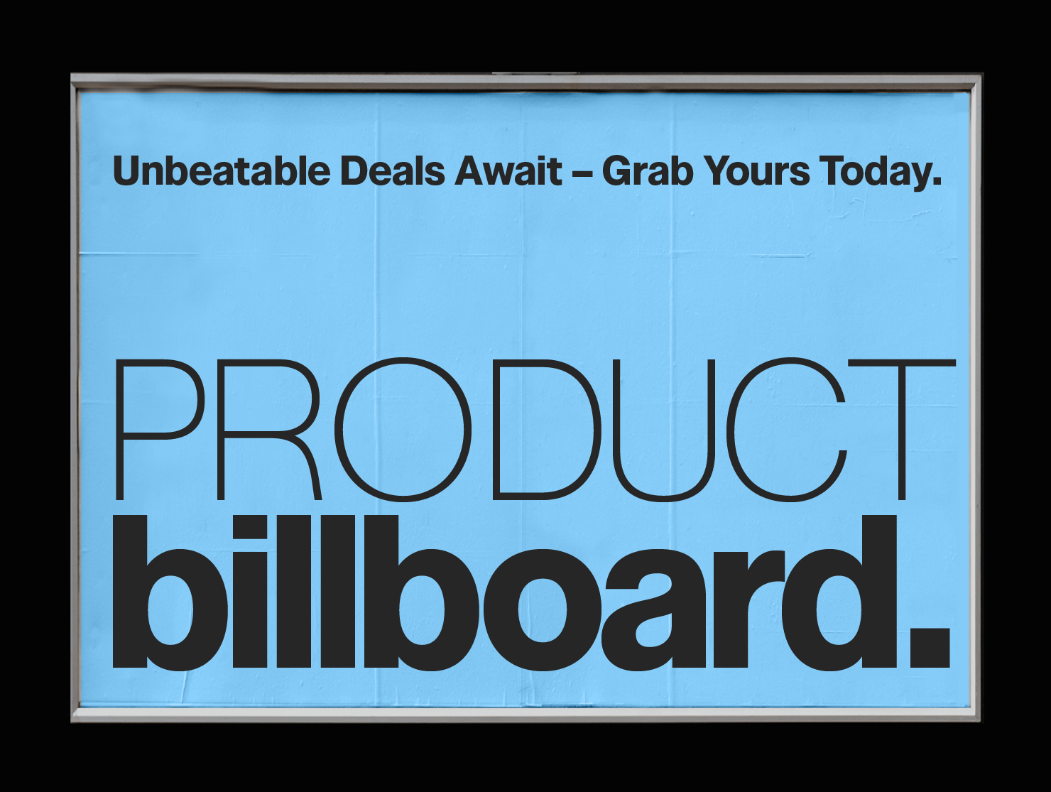 Swiss style poster font