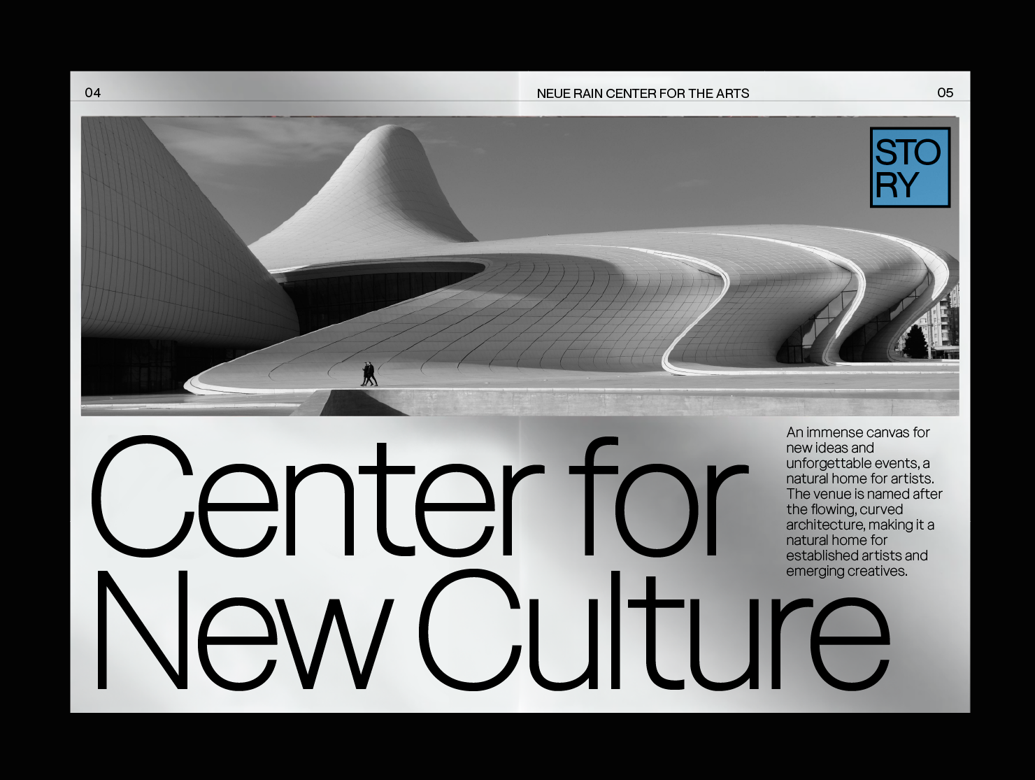 Swiss style layout font