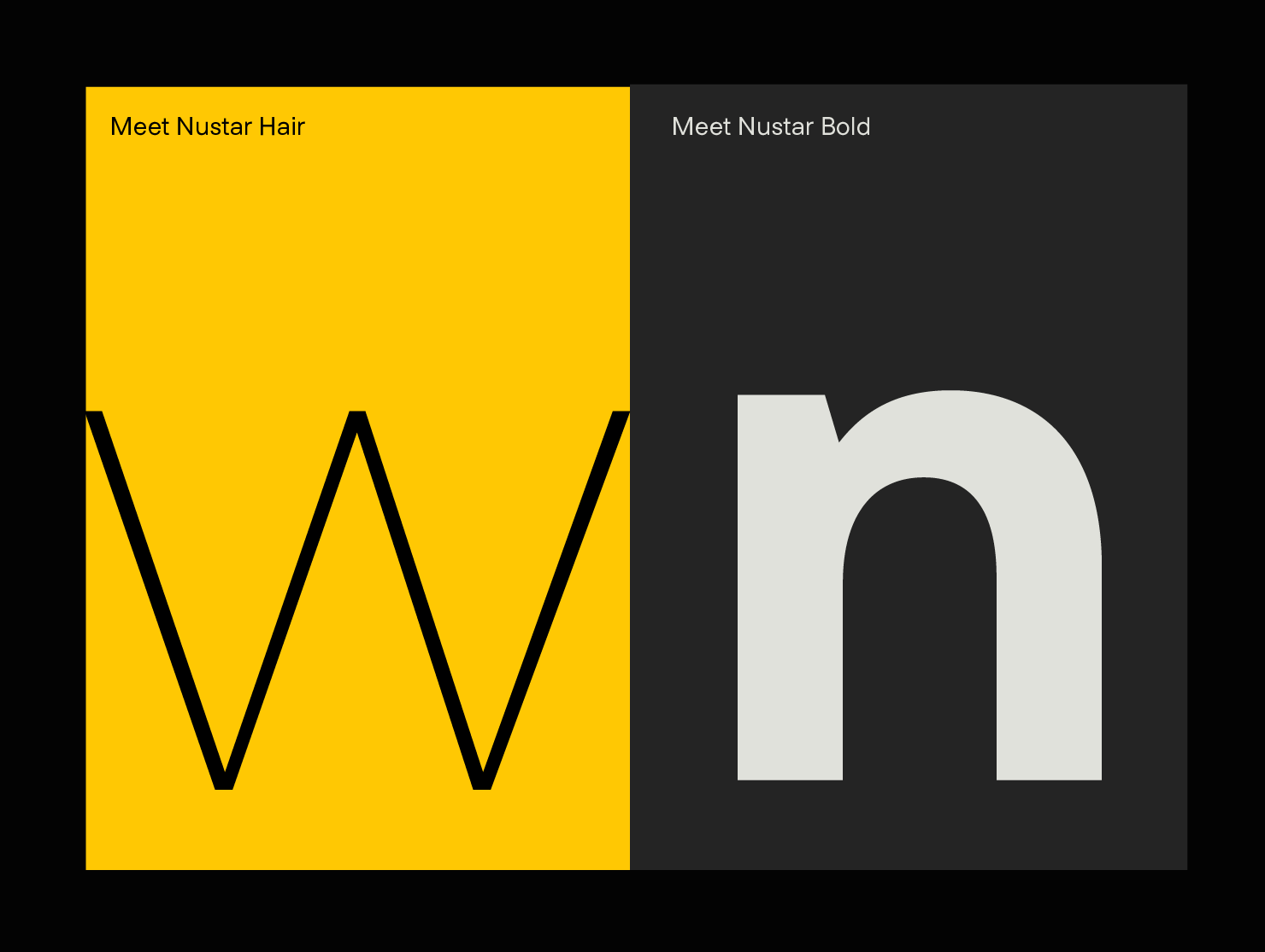 Modern typography design
