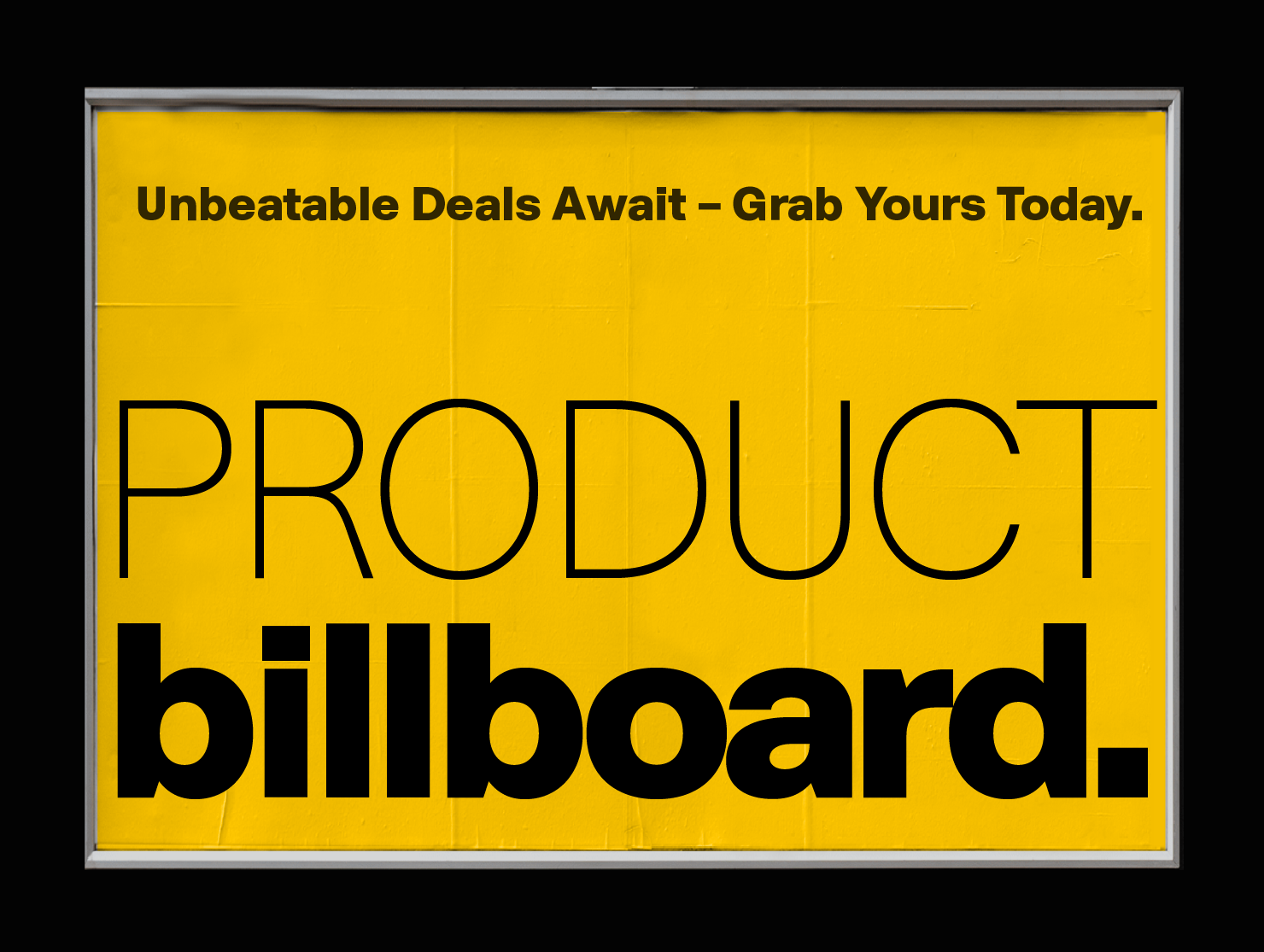 Designer poster font