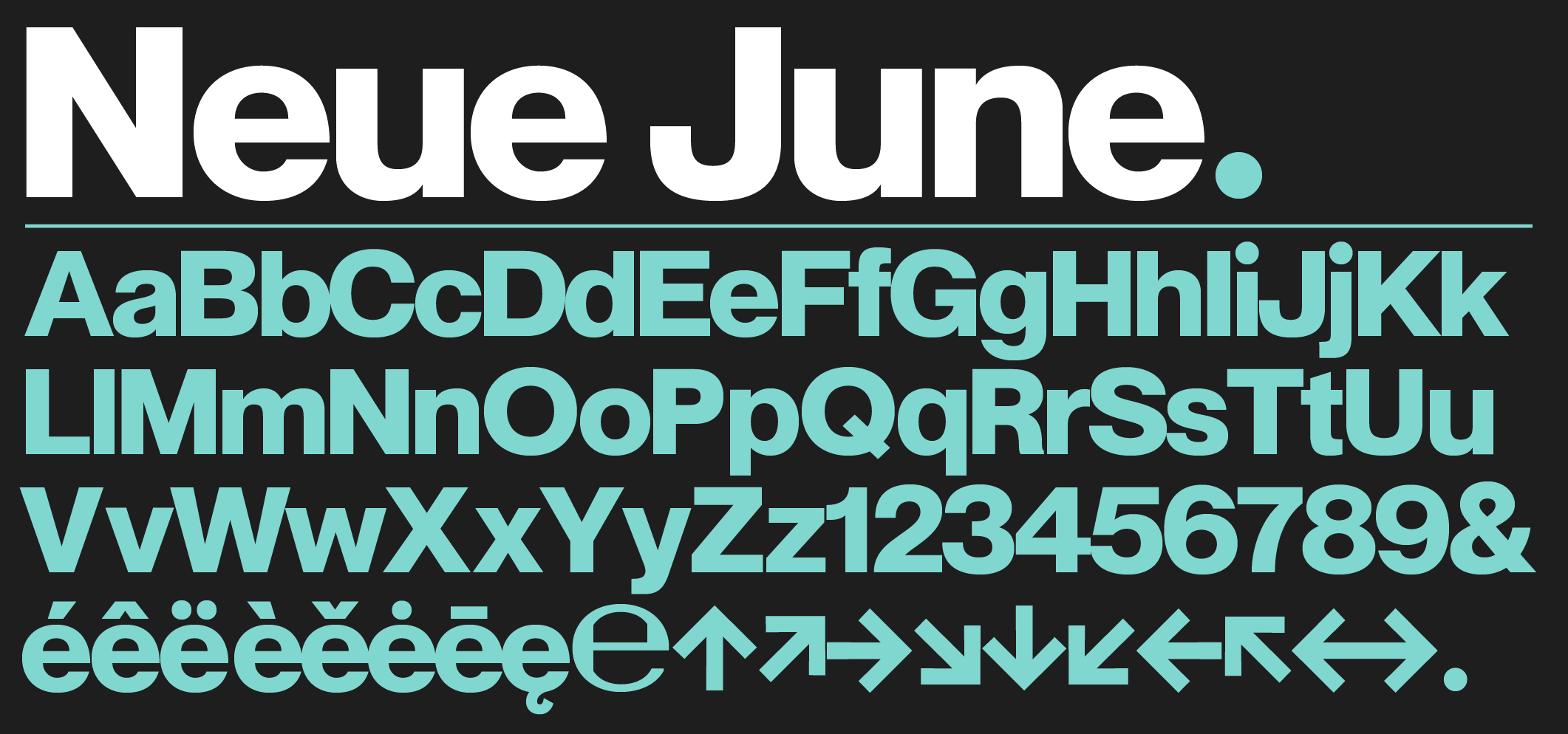 Neue June Designer Font