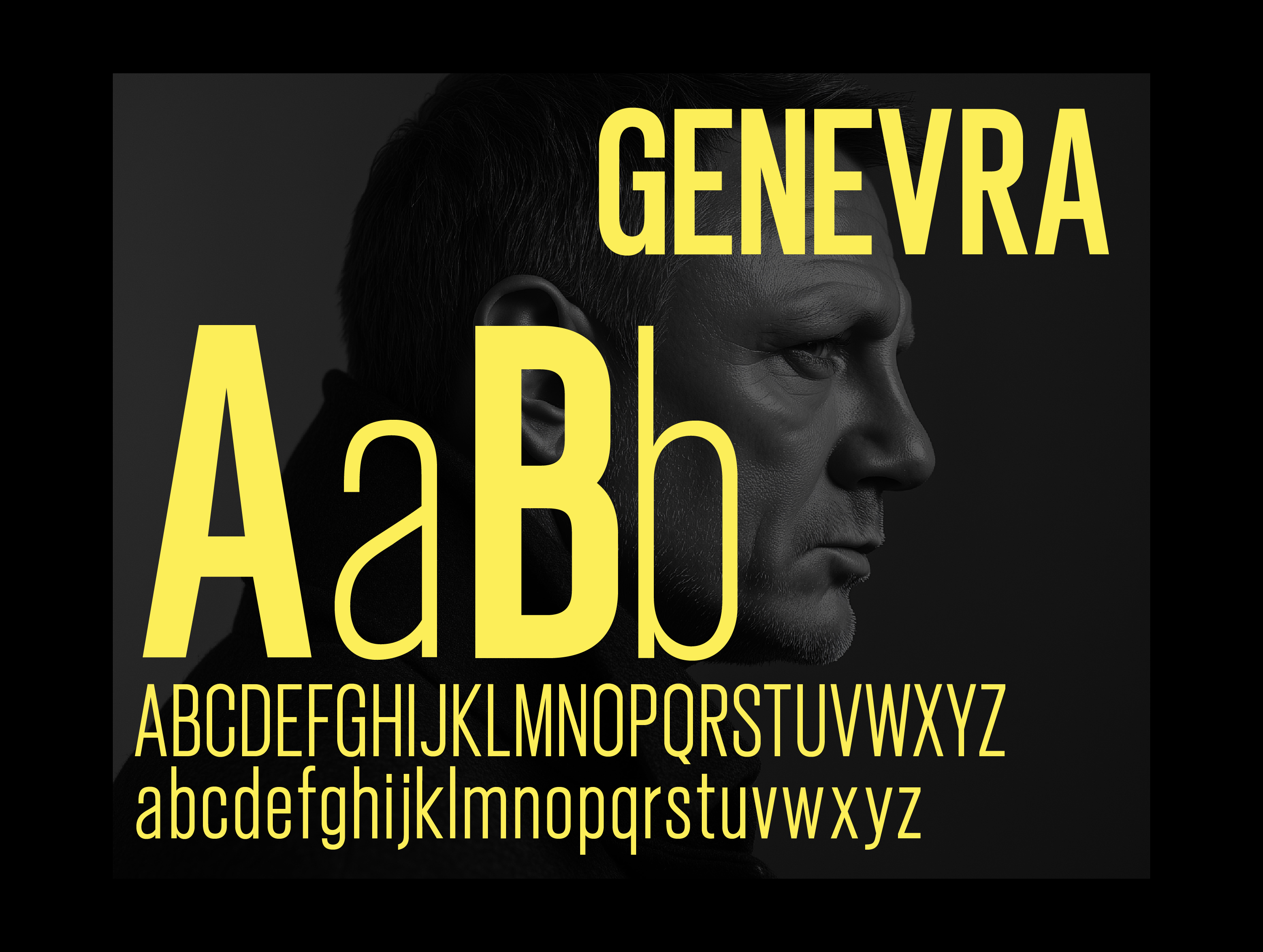 Genevra Condensed font