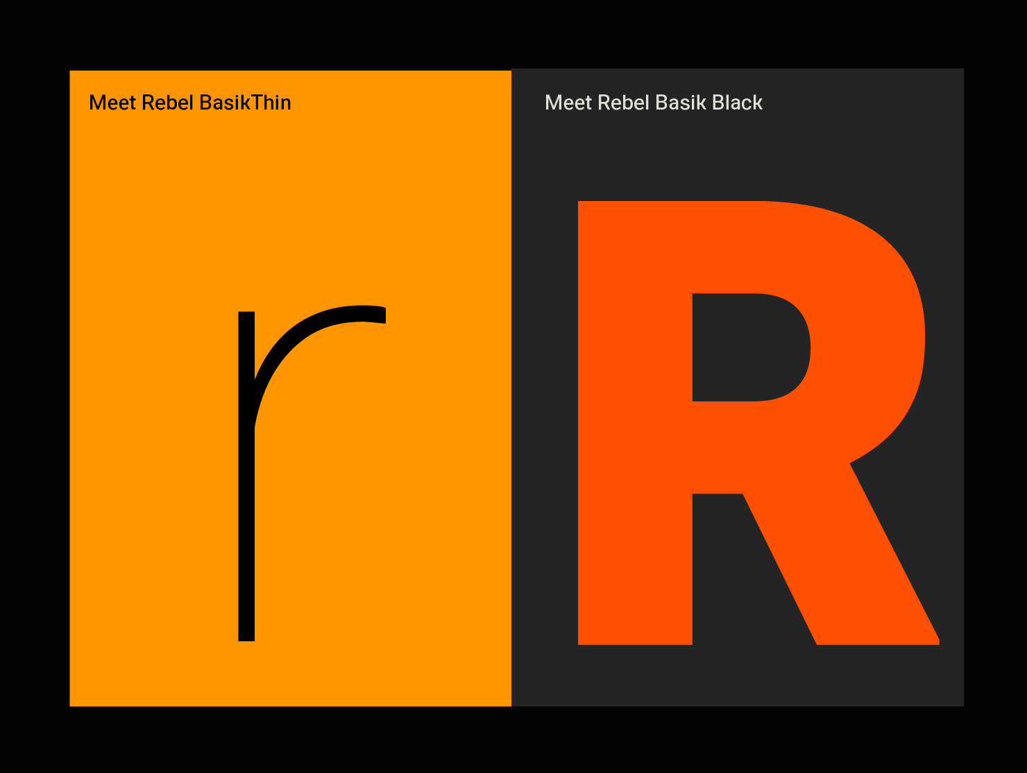 Modern typography design