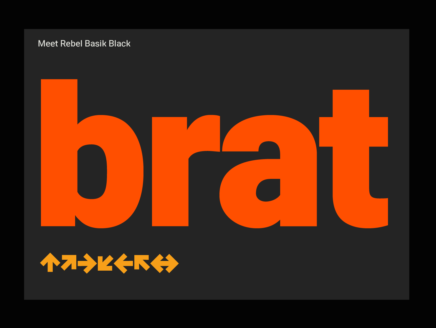 Swiss style poster font