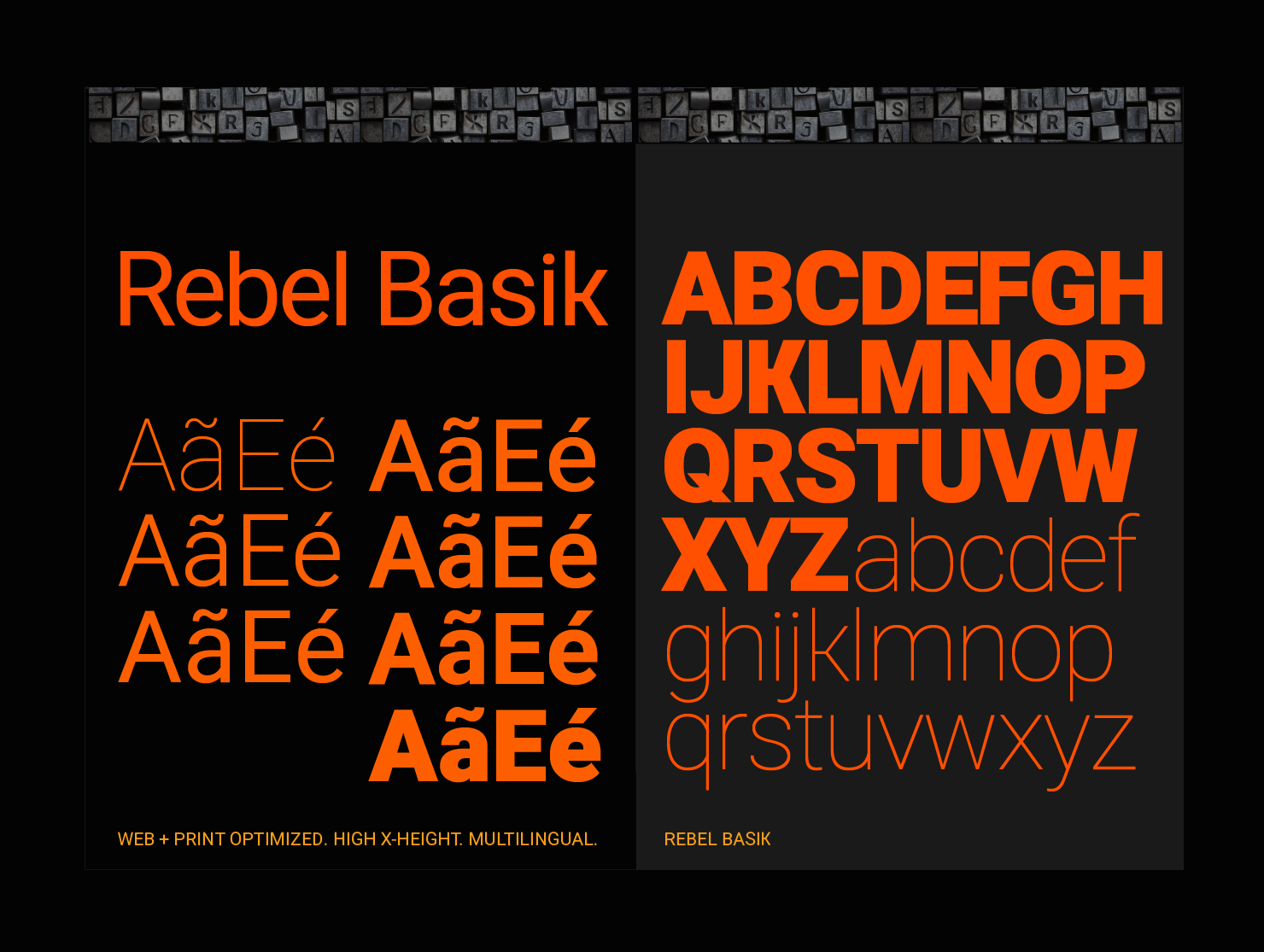 Multilingual web font