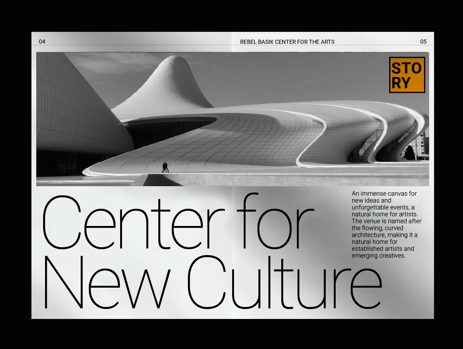 Swiss style poster font