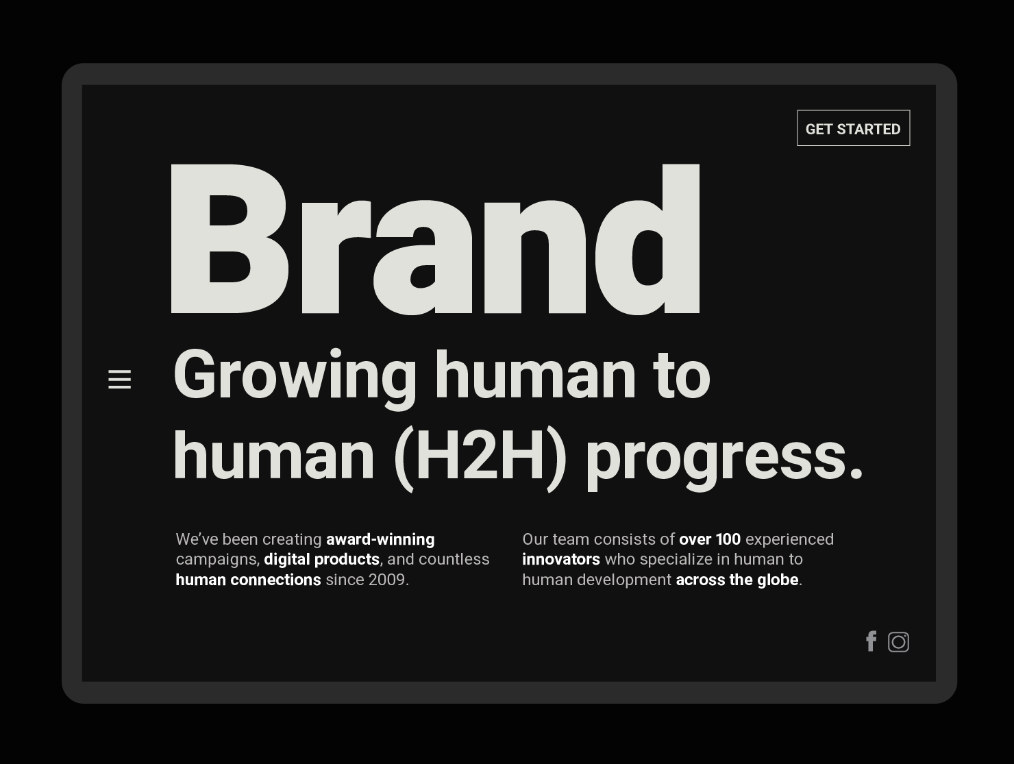 Swiss style poster font