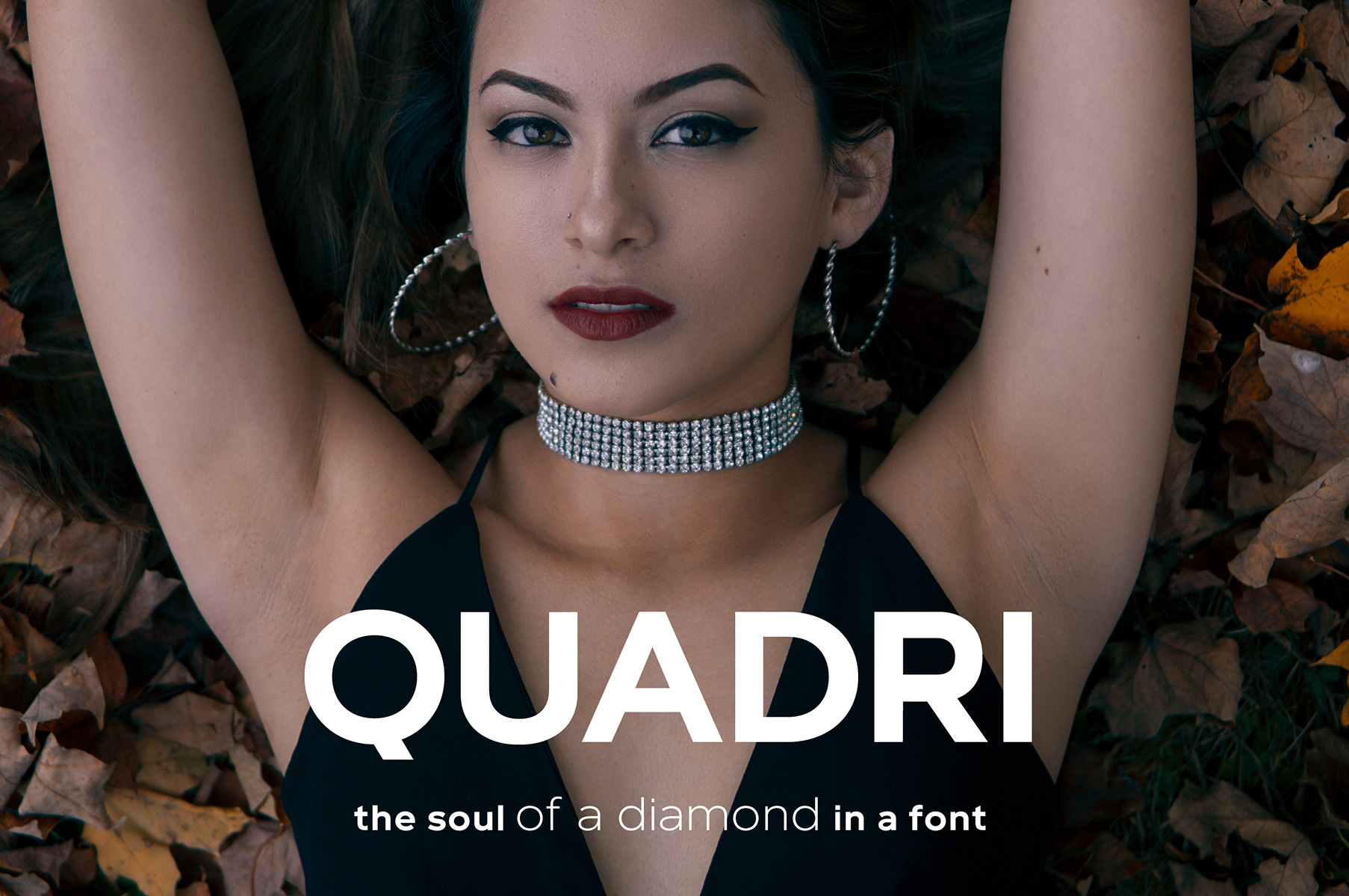 Quadri luxury font design