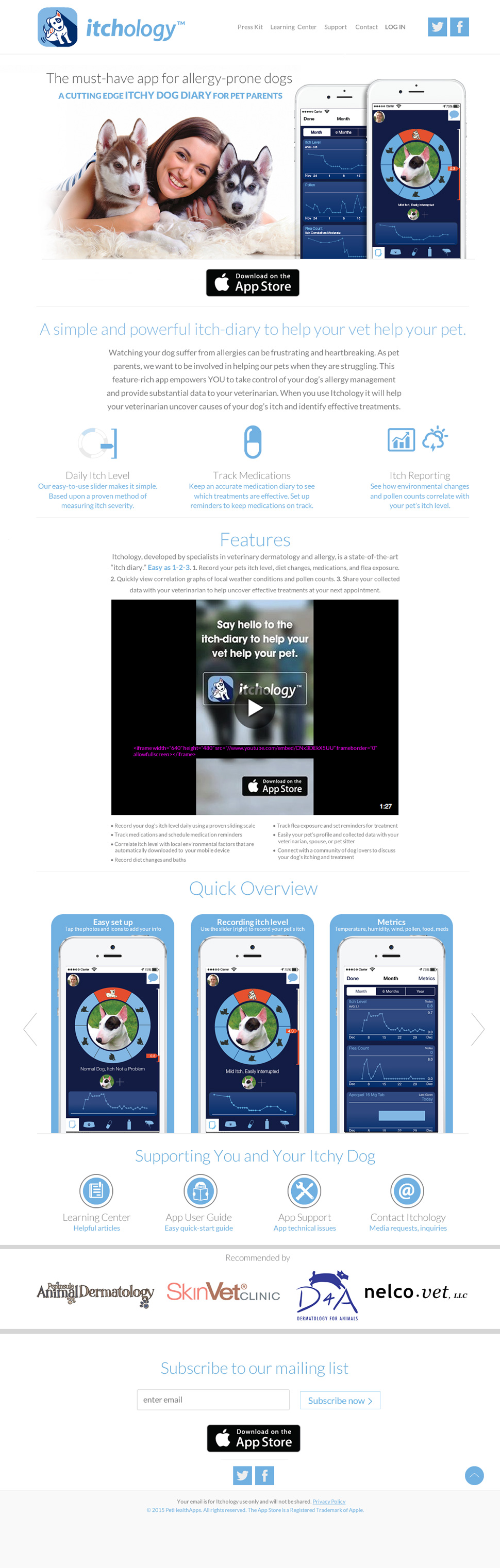 Mobile App Landing Page