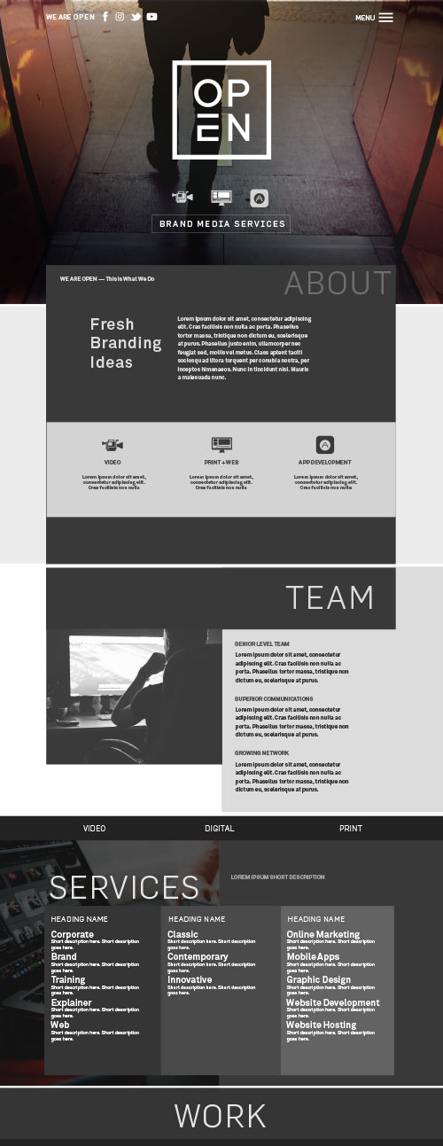 Web Design for Start-up