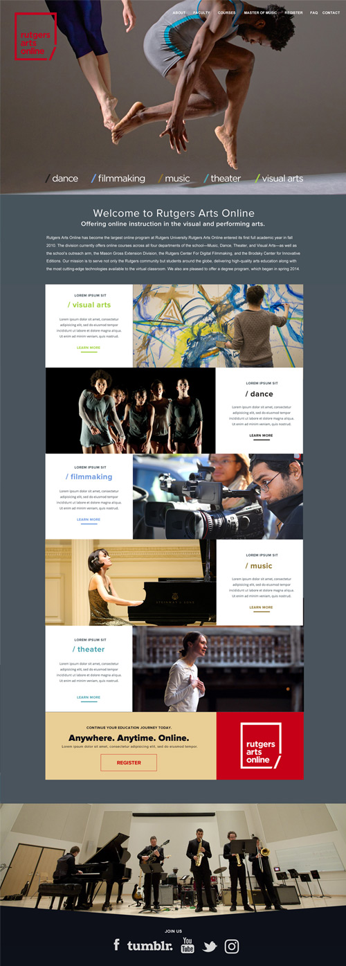 Education Website Design